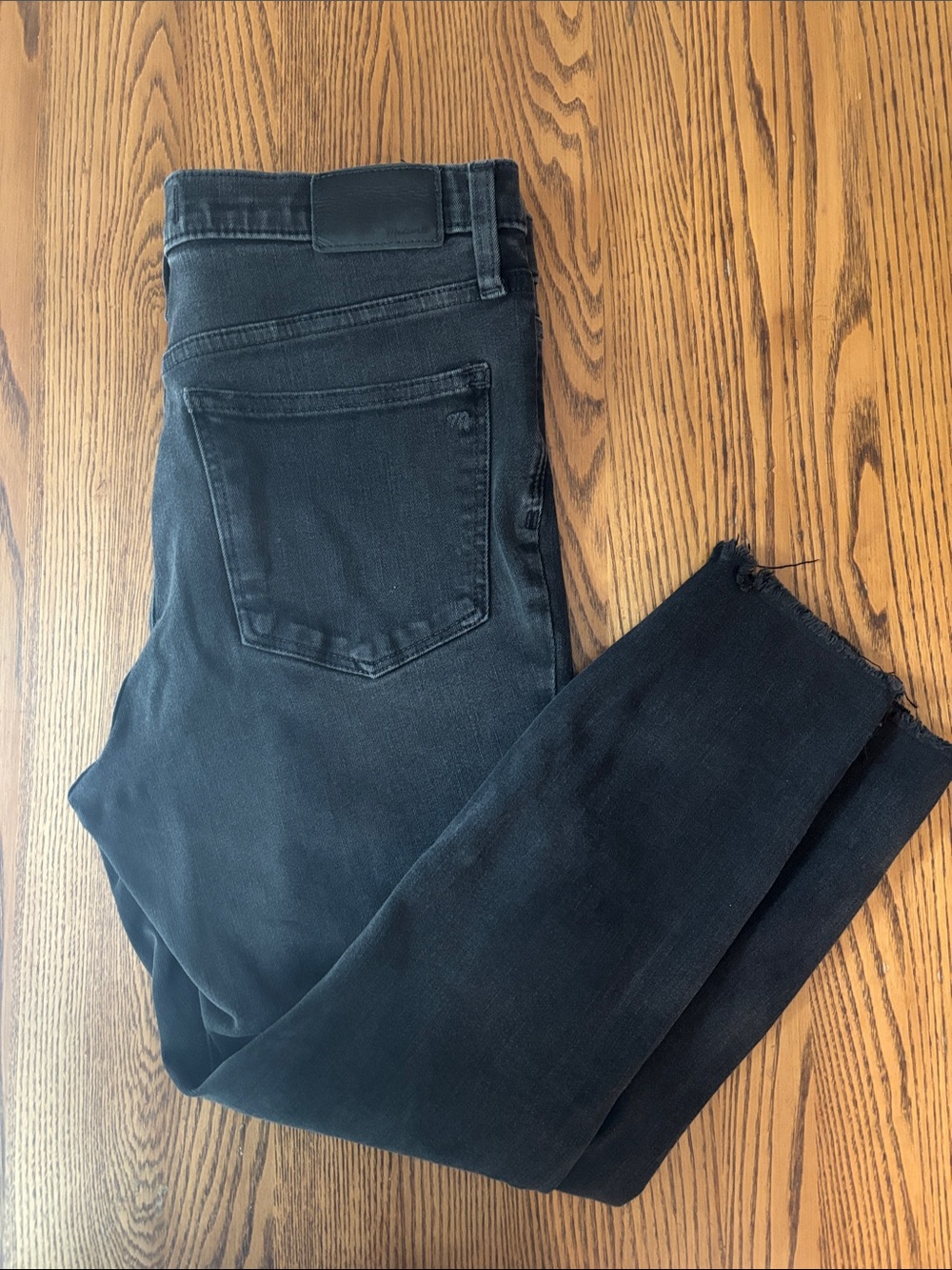 MADEWELL Black Distressed Jeggings